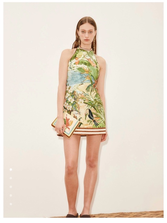 Alemais Dresses & Skirts - Alemais Toucan Tango Halter Mini dress